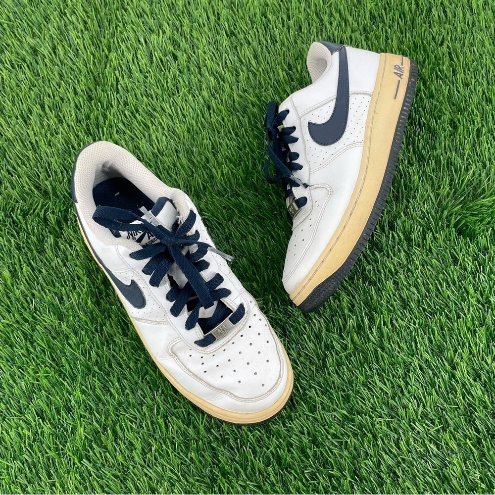 2009 Nike Air Force 1 Low Perf White Obsidian